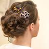 French Hair Pins Tortoise Shell French Hair Forks U Shaped French Pins 2 Prong Hair Sticks Acetate Chignon Pin for Women Hairstyle Accessories 2 Pack view 2