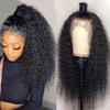 13x4 Deep Curly Lace Front Wigs Human Hair Pre Plucked 150% Density Curly Hd Lace Frontal Wig Human Hair Natural Curly Lace Front Hair Wigs For Black Women With Baby Hair (13x4 Deep Curly, 20 Inch) view 2