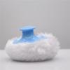 QXPDD Baby Powder Puff Box After- Bath Powder Case Body Powder Puff Container Makeup Cosmetic Loose Powder Container for Home Travel,Blue view 4