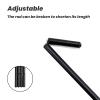 Micro Applicators 200Pcs, Inartato Disposable Micro Brush Microswab Wands for Eyelash Extensions Makeup and Personal Care (Black & White - Long Microfiber Tips) view 3