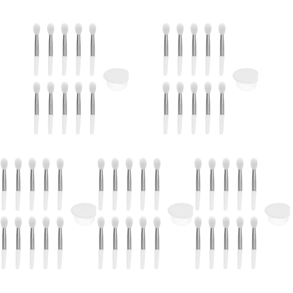 FRCOLOR 5sets Silicone Lip Makeup Tools Lip Scrub Lipstick Brush Gentle Mask Brush Tools Girl Applicators for Daily Use