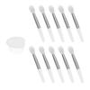 FRCOLOR 5sets Silicone Lip Makeup Tools Lip Scrub Lipstick Brush Gentle Mask Brush Tools Girl Applicators for Daily Use view 3