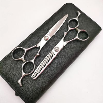 Professional Hair Cutting Shears, 6 inch VG10 Hairdressing Scissors Sharp Scissors Hair Stylist Scissors Set (Size : Set)