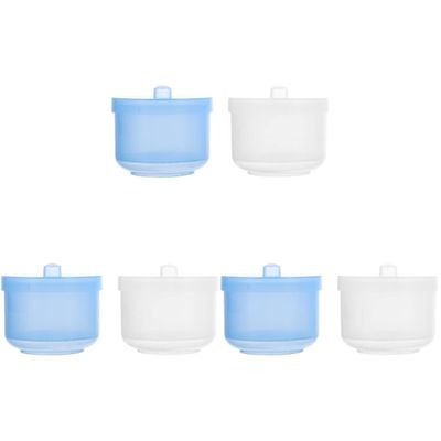 6 Pcs Manicure Bowl Remover Bowl Nail Tray Nail Art Soak Bowl Tray Manicure Bowl Polish Hand Soak Bowl Jar Pedicure Manicure Storage Tool Pp Care