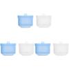 6 Pcs Manicure Bowl Remover Bowl Nail Tray Nail Art Soak Bowl Tray Manicure Bowl Polish Hand Soak Bowl Jar Pedicure Manicure Storage Tool Pp Care view 1