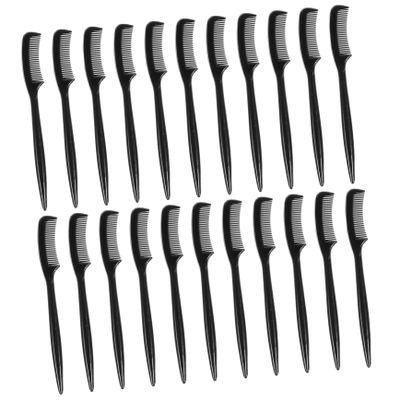 FRCOLOR 60pcs Portable Eyelash Combs Eyebrow Brushes Single-sided Applicator for Mascara Finish for Travel Makeup Random Colors