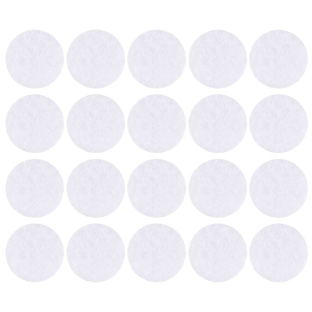 Healifty Cotton Filter Pads for Beauty Machines Round Filters for Facial Vacuum Massage Replacement Cotton for Spa and Home Use