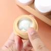 TSA Approved Travel Size Containers for Toiletries, Gemice Silicone Jars, Leak-proof Travel Accessories with Lid for Cosmetic Makeup Face Body Hand Cream (4 Pieces) (Apricot) view 3