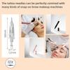 Whalrace PMU Needles, 10 PCS 5P/5R Safe and Disposable Microblading Needles, PMU Needles 1RL for Shading Eyebrows, Eyeliners, Tattoo, Lip Tinting view 3