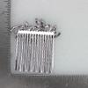 Faship Gorgeous Clear Rhinestone Crystal Floral Hair Comb view 4