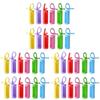 Healifty 36pcs Silicone Protective Cover for Essential Oil Bottles Bottle Protector for Aromatherapy Oils Leakproof Travel view 1