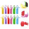 Healifty 36pcs Silicone Protective Cover for Essential Oil Bottles Bottle Protector for Aromatherapy Oils Leakproof Travel view 2