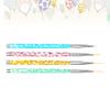 FOMIYES 8 Pcs Nail Art Liner Brush Set Line for Nails Detail Paint Brush for Molding Drawing view 3