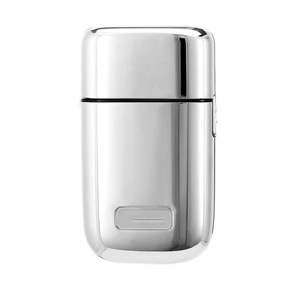 Feilx Men's Foil Shaver,Electric Shaver, Multifunctional Removable Cutter Head Rechargeable Electric Foil Shaver for Grooming, Cleaning (Color : Silver)