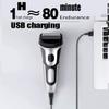 Feilx Foil Shaver, Electric Razor,Wet & Dry Foil Shaver, Rechargeable for Grooming, Cleaning view 4