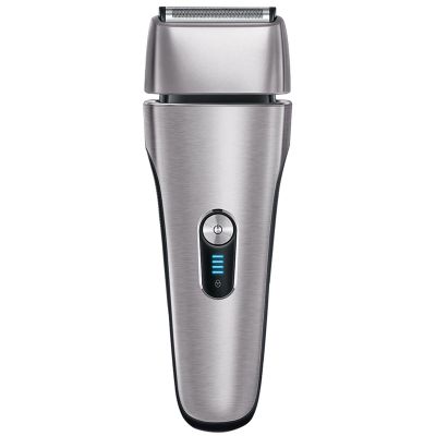 Feilx Foil Shaver, Men's Electric Razor, Electric Shaver,Rechargeable, Wet & Dry for Grooming, Cleaning (Color : Silver)