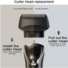 Feilx Foil Shaver, 5 in 1 Electric Head Shaver Grooming Kit for Men,with Beard Trimmer, Rechargeable,Wet & Dry for Grooming, Cleaning view 3