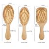 Bamboo Massage Qir Cushion Comb Anti-Static Smooth Hair (square) view 3