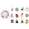 Mesiyun 3D Nail Christmas Tree Studs Nail Art Elk Santa Snowflake Decoration Snowman Xmas Charms Metal Rivets DIY Craft Manicure 24 Pcs view 4