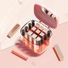 BLYWO GUIPAIHAI 20 Slots Lipstick Storage Box with Lid Desktop Space-Saving Dresser Cosmetics Display Case (Color : Pink) view 3