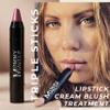 Mommy Makeup Triple Sticks Lipstick, Cream Blush & Treatment All-In-One with Shea & Cocoa Butter - Soft & Creamy Moisturizing Lip Crayon For Lips & Cheeks (Ginger Spice) view 3