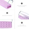 FOMIYES 3pcs Practical Nail Drill Bits Organizer Box for Easy Storage Convenient Manicure Polishing Holder for Home and view 3
