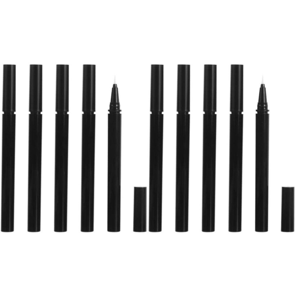 FOMIYES 6pcs Refillable Eyeliner Pen Assorted Brush Tips Liquid Eyeliner Containers for Travel and Makeup Storage for Nail Oil and More