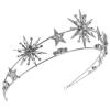 FOMIYES 2pcs Bride Rhinestones Elegant Star Shaped Headdress for Wedding Parties and Special Occasions Lightweight and Comfortable Bridal Accessory view 2