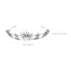 FOMIYES 2pcs Bride Rhinestones Elegant Star Shaped Headdress for Wedding Parties and Special Occasions Lightweight and Comfortable Bridal Accessory view 3