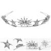 FOMIYES 2pcs Bride Rhinestones Elegant Star Shaped Headdress for Wedding Parties and Special Occasions Lightweight and Comfortable Bridal Accessory view 4