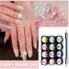 QIUFSSE 12 Colors Sculpture Painting Set, 3D Nail Art Set with Carved Painting Pen, Salon Creative DIY Gel Nails view 2