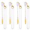 4pcs Tube Mascara Brush Eyelash Applicator Eyelash Comb Lash Brow Comb Eyebrow Brush Wands Eyelash Tube Makeup Brush Wands Eyelash Brush Eyebrow Brush Tube view 1