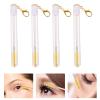 4pcs Tube Mascara Brush Eyelash Applicator Eyelash Comb Lash Brow Comb Eyebrow Brush Wands Eyelash Tube Makeup Brush Wands Eyelash Brush Eyebrow Brush Tube view 2