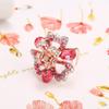 LALAFINA 4pcs Crystal Jaw Hair Clips for Women Barrettes Dark Elegant Headwear for Parties Celebrations and Daily Use view 3
