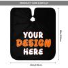 AHOBAGGA Custom Barber Cape Add Your Photo Text Personalized Salon Haircut Capes Haircut Kit Hairdressing Apron For Men Women Home Salon Barbershop view 3