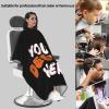 AHOBAGGA Custom Barber Cape Add Your Photo Text Personalized Salon Haircut Capes Haircut Kit Hairdressing Apron For Men Women Home Salon Barbershop view 4