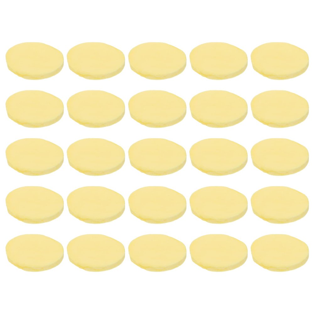 60Pcs Compressed Facial Cleansing Sponges Travel-friendly Exfoliating for Deep Pore Cleansing Skin-friendly Cosmetic Pads for Home Travel Use