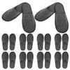20pcs Disposable Non-slip Slippers for Hotel and Travel Lightweight Portable Indoor Footwear Comfortable Design for Men and Women view 1