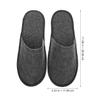 20pcs Disposable Non-slip Slippers for Hotel and Travel Lightweight Portable Indoor Footwear Comfortable Design for Men and Women view 2