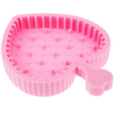 Beaupretty Makeup Brush Cleaning Pad Washing Tool Scrubber Cosmetic Brush Scrubber Brush Cleaning Bowl Beauty Make up Makeup Tool Clean Supplies Eye Shadow Brush Portable