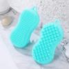 minkissy 2pcs Silicone Body Scrubber Exfoliating Bath Shower Brush Gentle Skin for Daily Use Promotes Circulation Types view 2