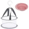 minkissy 1set Silicone Makeup Brush Cleaner Drying Basket Makeup Brush Cleaning Mat for Easy Use Convenient Drying view 1