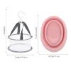 minkissy 1set Silicone Makeup Brush Cleaner Drying Basket Makeup Brush Cleaning Mat for Easy Use Convenient Drying view 4