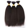QIRUI Brazilian Kinky Straight Human Hair Bulk For Braiding Corase Italian Yaki Hair Bundles Extension Bulk Hair Weaving 3Pcs (28inch, 1Pcs/Lot) view 3