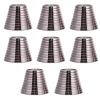 8pcs Ponytail Buckles Hair Clip Metal Hair Cuffs Ponytail Holder Cuffs Rings High Ponytail Hair Clips Hair Accessories for Women Girls view 1