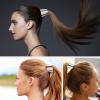 KALLORY 16pcs Tie Rings Hair Teeth Girl for Cuffs Silver Holder High Buckles Girls Metal Ring Punk with Circle Long Use Cuff Barrette Ponytail Plastic Gold Fashion Simulation Headwear view 4