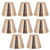 KALLORY 8pcs Fashion Ponytail Cuff Clips Durable Hair Decoration for Long Hair Ergonomic Design for Outings Parties and Everyday Use Finish view 1
