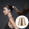 KALLORY 8pcs Fashion Ponytail Cuff Clips Durable Hair Decoration for Long Hair Ergonomic Design for Outings Parties and Everyday Use Finish view 2