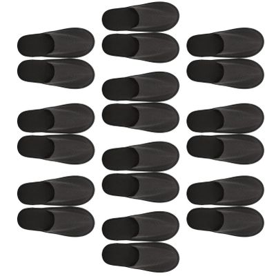 ARTIBETTER House Slippers 20Pcs Non-Slip Disposable Slippers Closed Toe Spa Indoor Hotel for Guests, Hotel, Travel Indoor