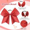 16PCS 8" Large Glitter Cheer Bows for Cheerleaders, CN Sparkly Hair Bows with Elastic Hair Ties Accessories for Teens Girls Women Cheerleading Softball Competition Sports view 3